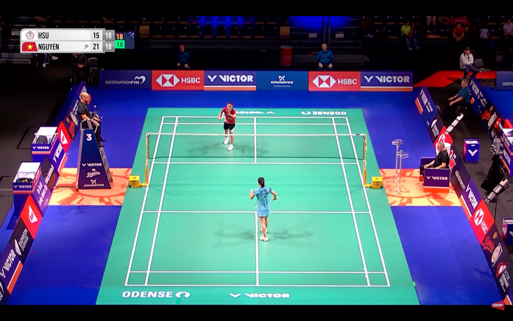  tay vợt Đài Bắc Trung Hoa, Nguyễn Thuỳ Linh vào vòng 1/8 giải Đan Mạch mở rộng 2023 - Ảnh 3.
