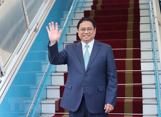 Thủ tướng Phạm Minh Chính lên đường dự Hội nghị Cấp cao ASEAN-GCC và thăm Saudi Arabia - Ảnh 1.