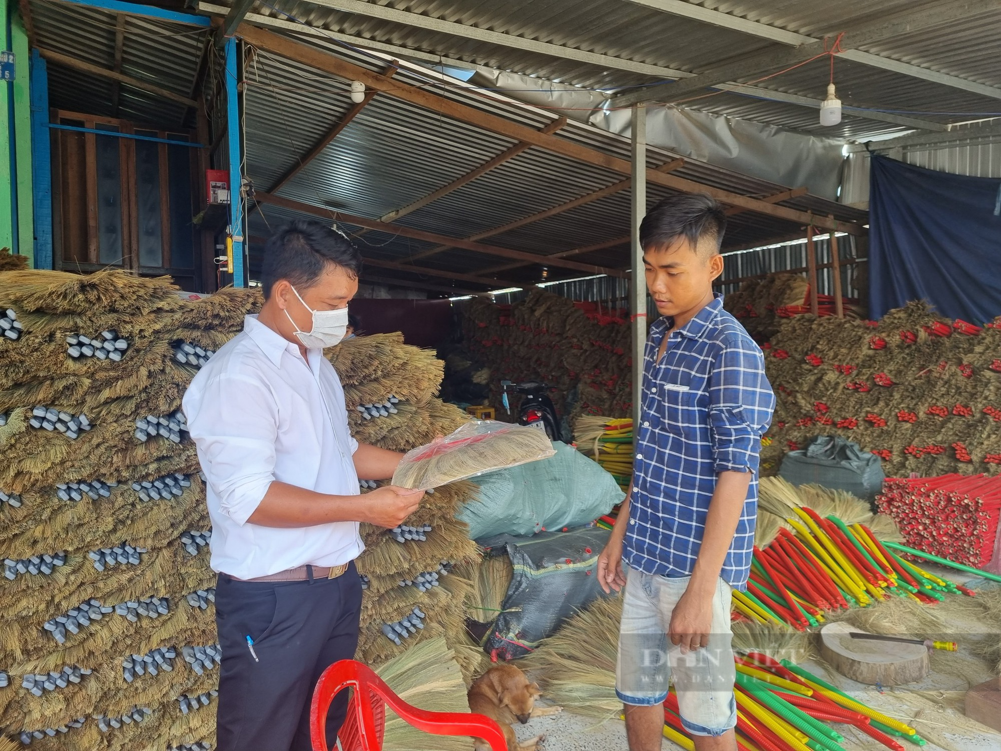 Làng nghề bó chổi sậy ở An Giang- điểm tựa cho lao động nông thôn - Ảnh 3.