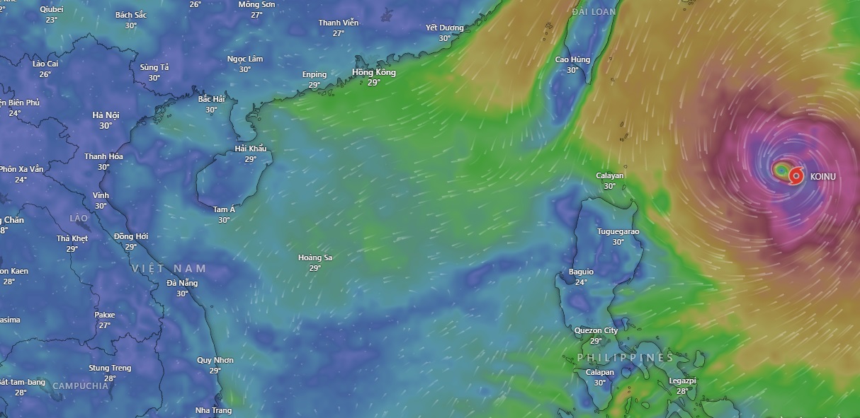 Tin bão mới nhất: Biển Đông có thể đón bão số 4 Koinu - Ảnh 1.