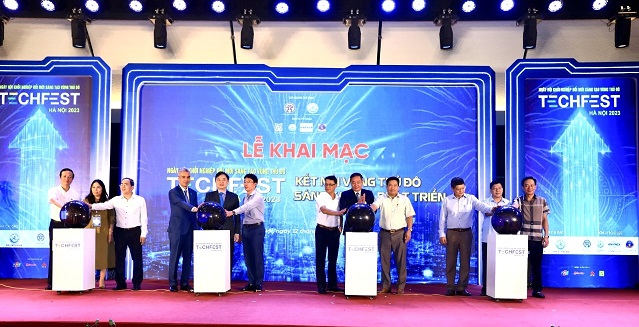 Thứ trưởng Bộ KH&CN Lê Xuân Định: Techfest Hà Nội 2023 góp phần lan tỏa tinh thần khởi nghiệp, đổi mới sáng tạo- Ảnh 3.