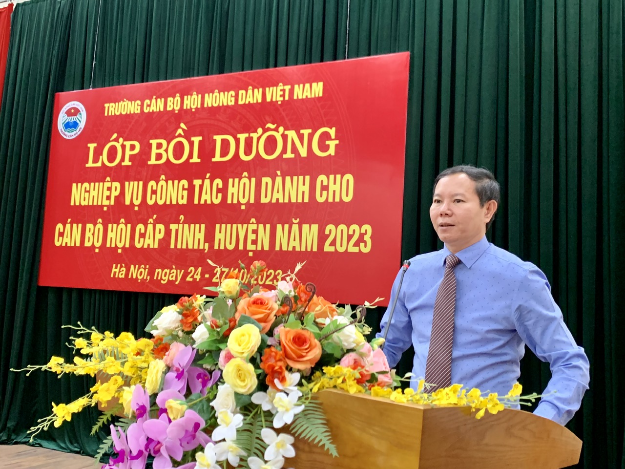 Trường Cán bộ Hội Nông dân Việt Nam khai giảng lớp bồi dưỡng nghiệp vụ công tác Hội cho cán bộ Hội cấp tỉnh, huyện - Ảnh 2.