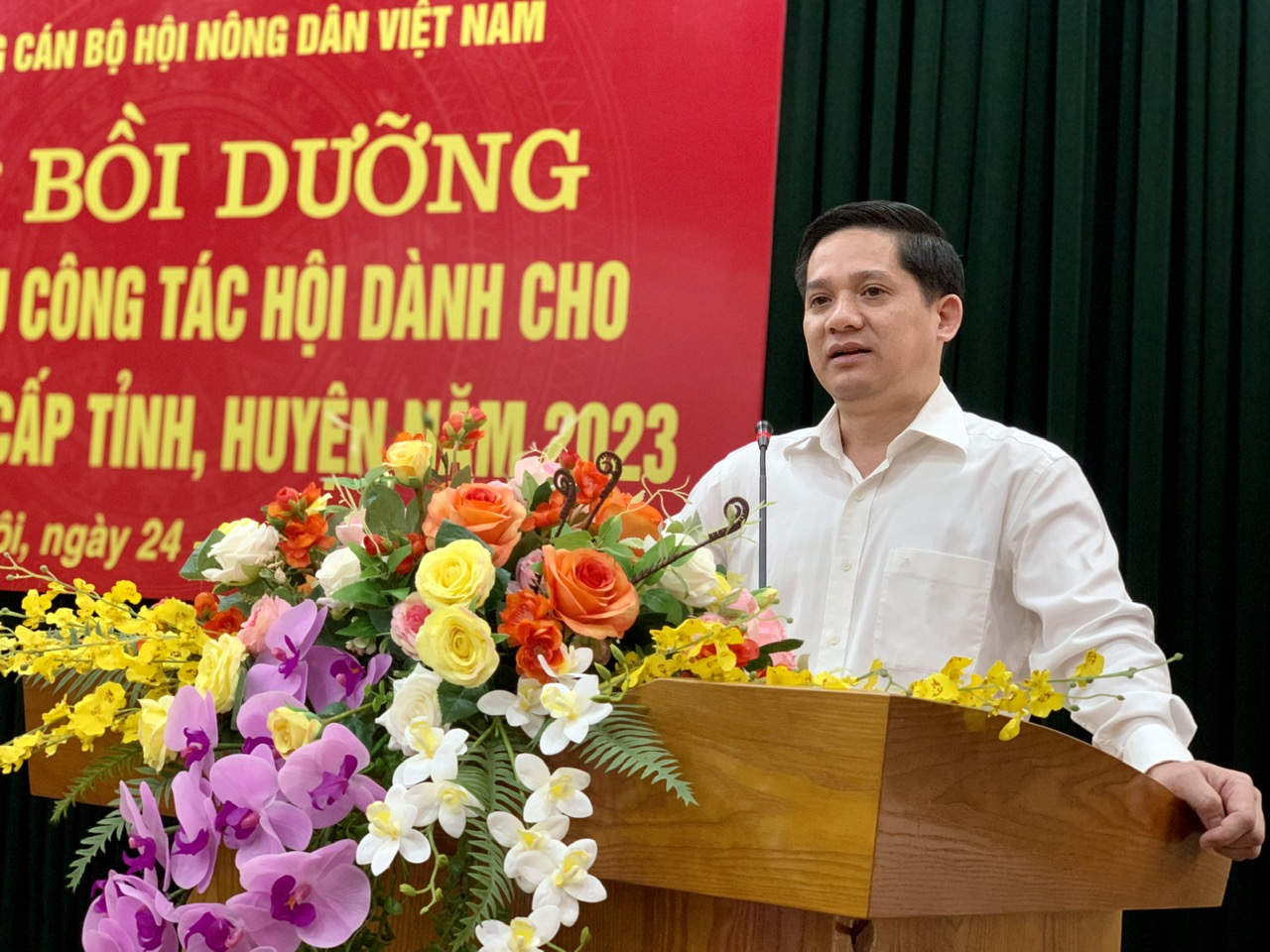 Trường Cán bộ Hội Nông dân Việt Nam khai giảng lớp bồi dưỡng nghiệp vụ công tác Hội cho cán bộ Hội cấp tỉnh, huyện - Ảnh 4.