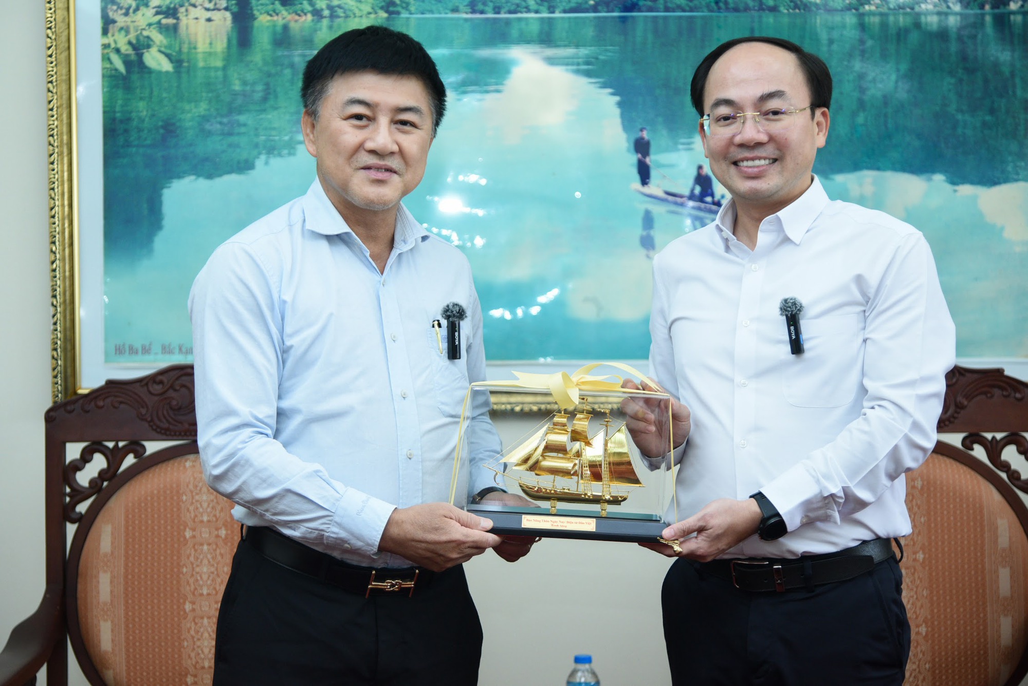 Phó TBT Báo NTNN/Điện tử Dân Việt đến thăm và làm việc tại UBND tỉnh Bắc Kạn - Ảnh 5.