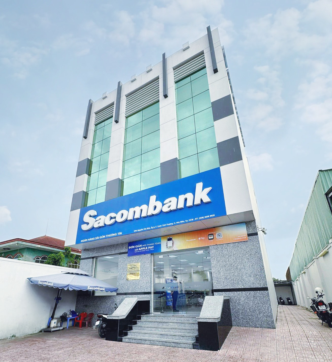 Sacombank xác nhận có vụ việc cướp ngân hàng tại TP.HCM - Ảnh 1.