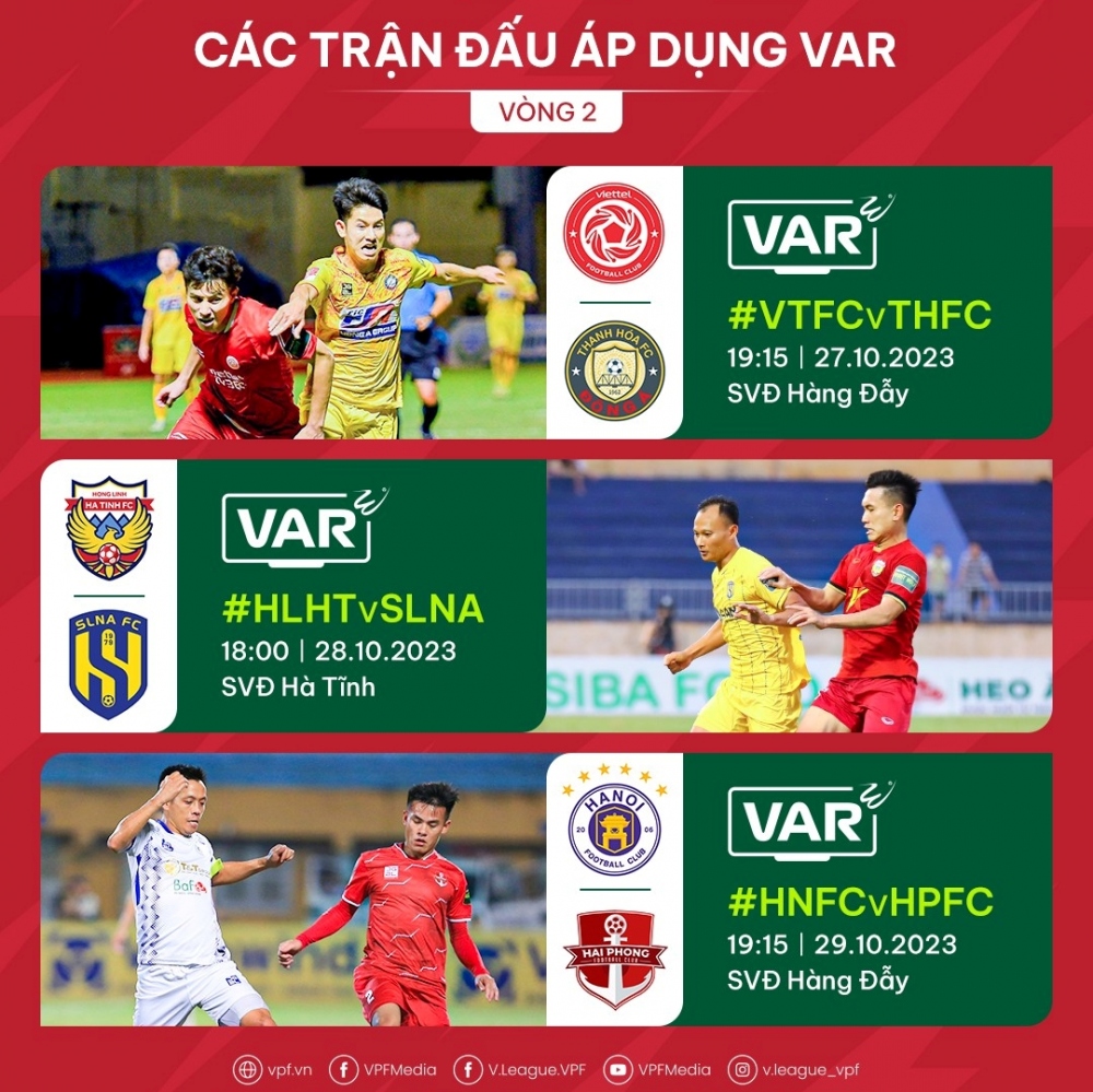 3 trận đấu nào áp dụng VAR tại vòng 2 V.League 2023/2024? - Ảnh 1.