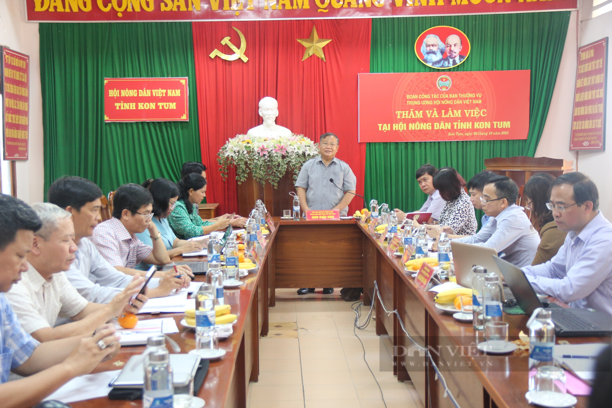 Trung ương Hội Nông dân Việt Nam kiểm tra công tác Hội và phong trào nông dân tỉnh Kon Tum - Ảnh 1.