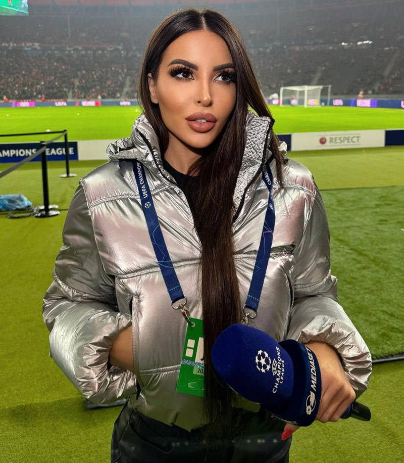 Nữ phóng viên thể thao xinh đẹp có ngoại hình giống Kim Kardashian - Ảnh 9.