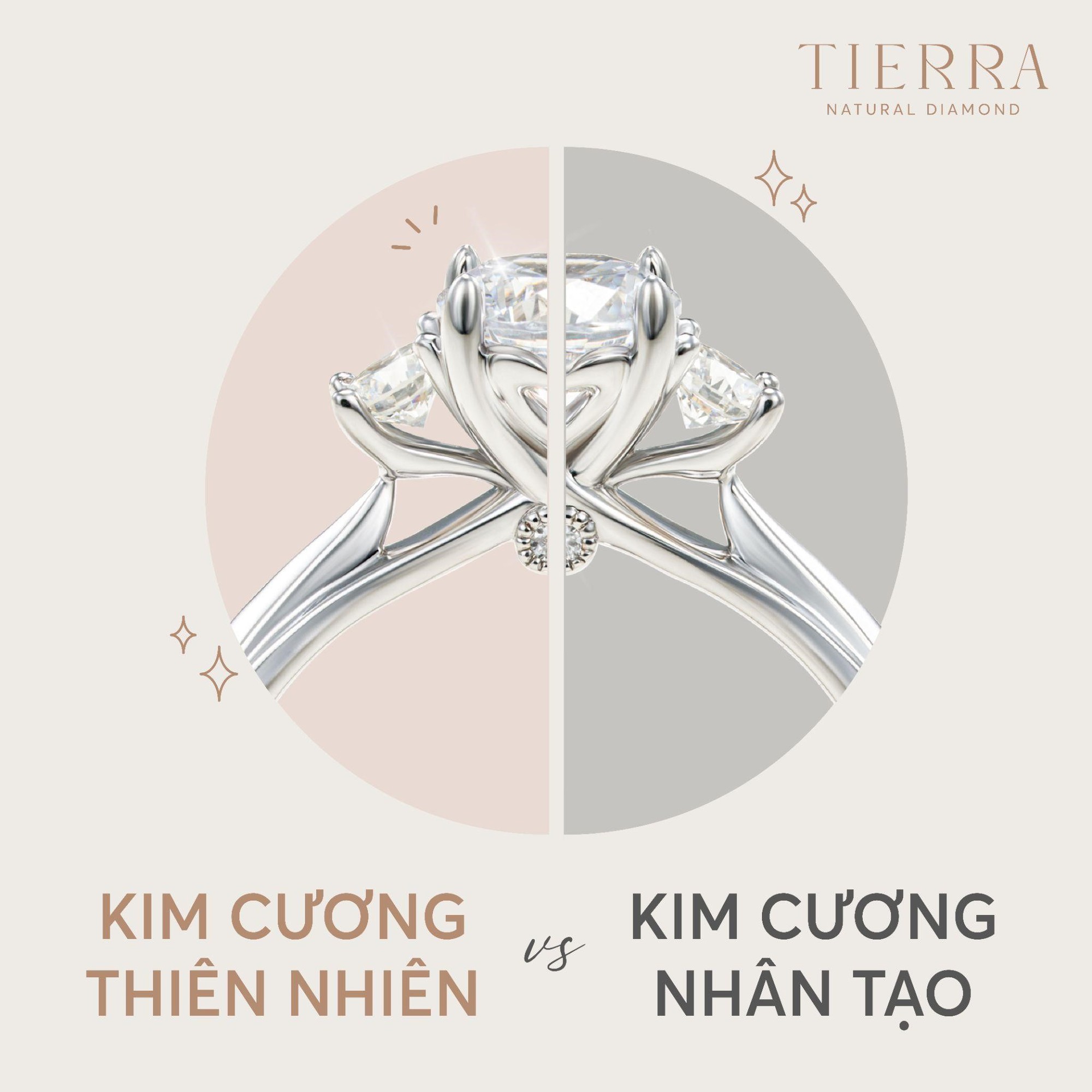 Nên chọn nhẫn đính hôn kim cương thiên nhiên hay nhân tạo? - Ảnh 1.