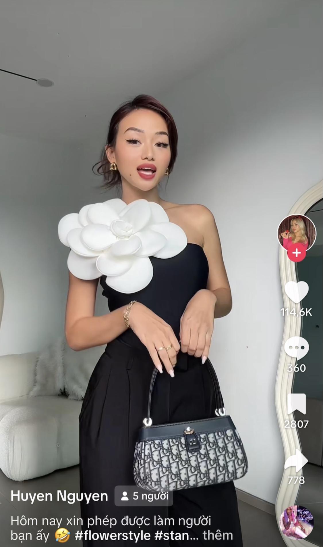 Chuyên phối outfit chất, hot Tiktoker Huyền Nguyễn - Hmeuu biến đồ bơi thành trang phục dự tiệc chỉ để đi ăn lẩu - Ảnh 2.