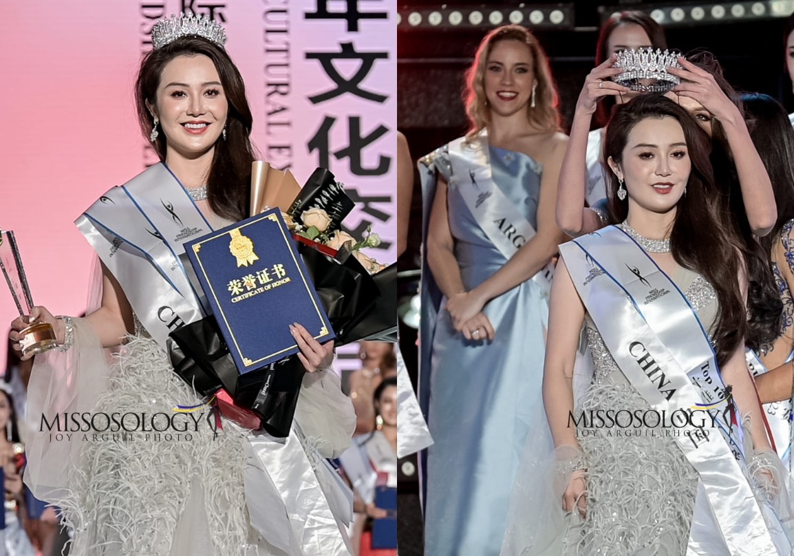Người đẹp Trung Quốc đăng quang Miss Friendship International 2023, Nông Thúy Hằng đoạt giải Á hậu 2 - Ảnh 1.