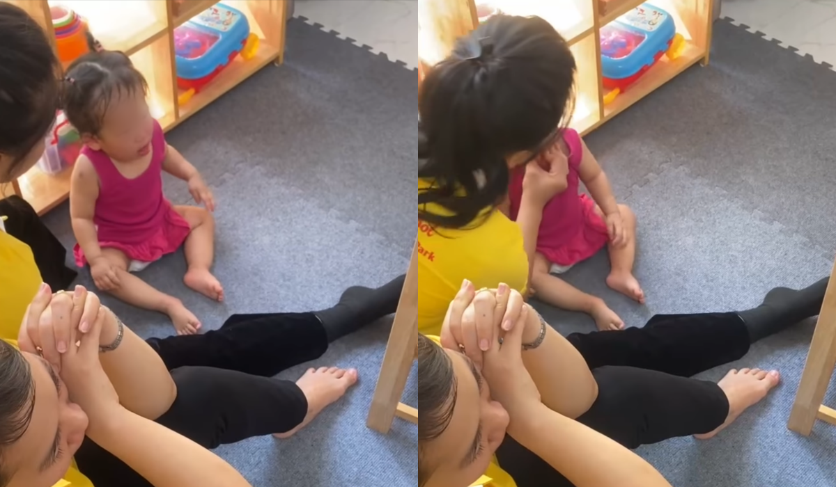 Cô giáo mầm non bóp miệng bé gái 15 tháng tuổi ở Hà Nội gây phẫn nộ  - Ảnh 2.