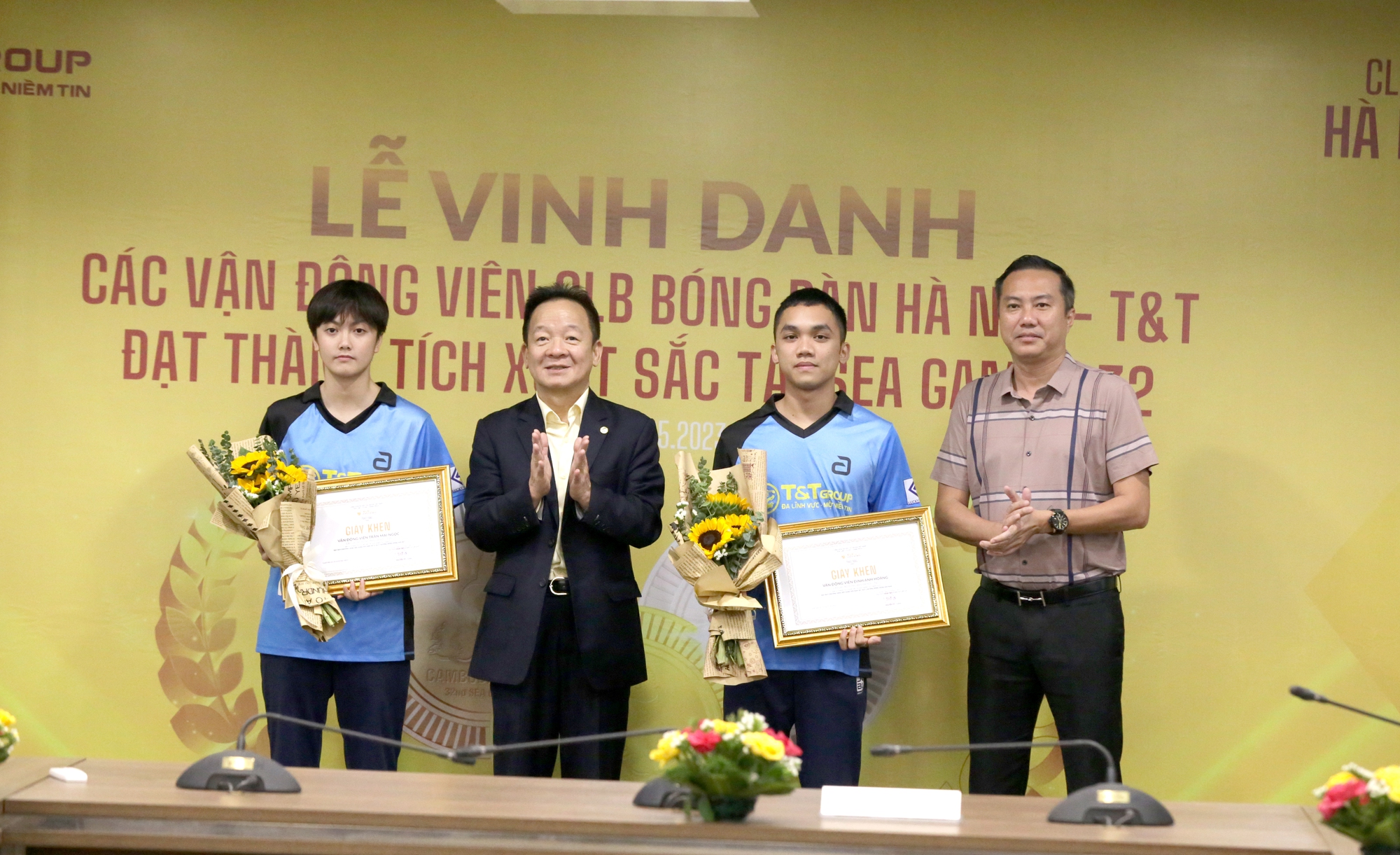 Giải Bóng bàn các đội mạnh quốc gia 2023: Hà Nội T&T tạo ấn tượng mạnh mẽ - Ảnh 2.