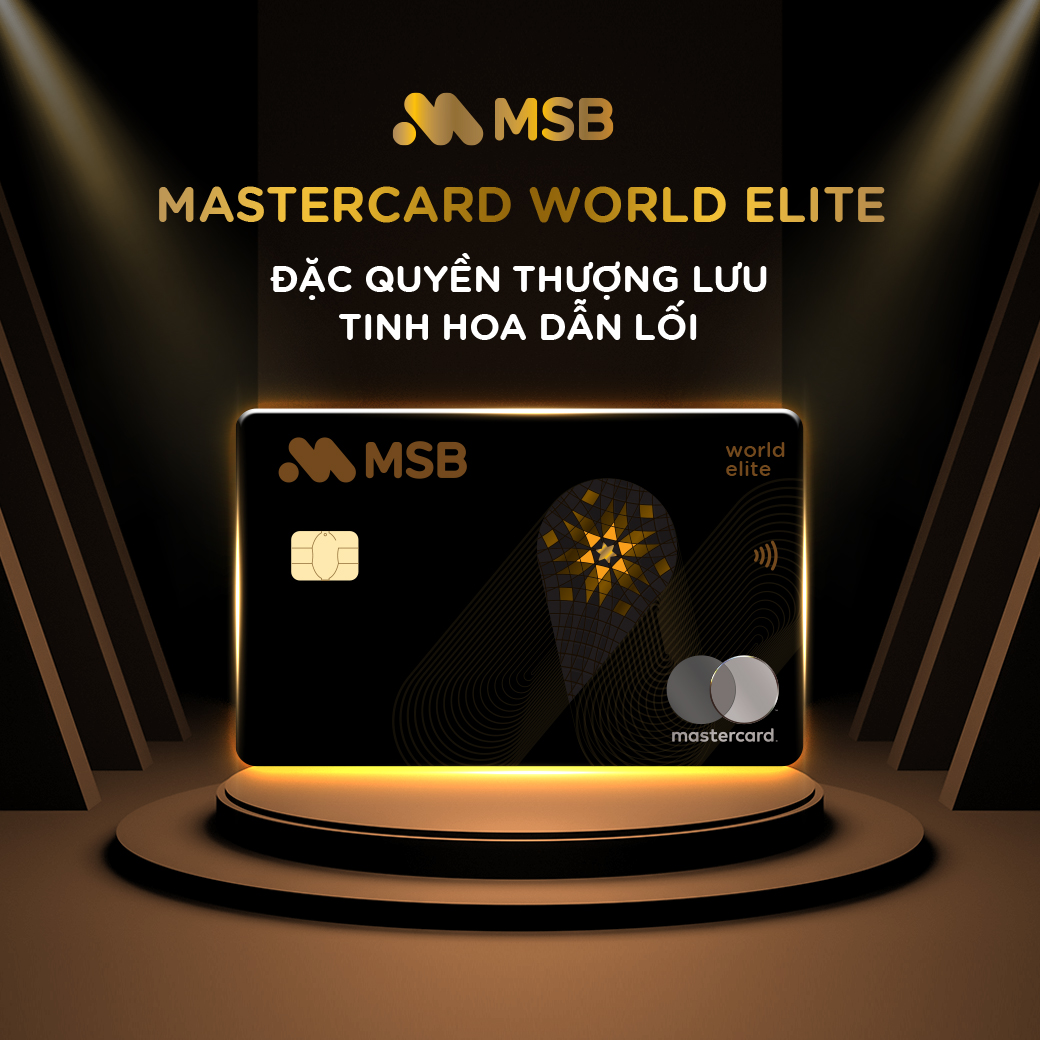 Thẻ tín dụng cao cấp Mastercard World Elite đầu tiên tại Việt Nam chính thức ra mắt - Ảnh 1.