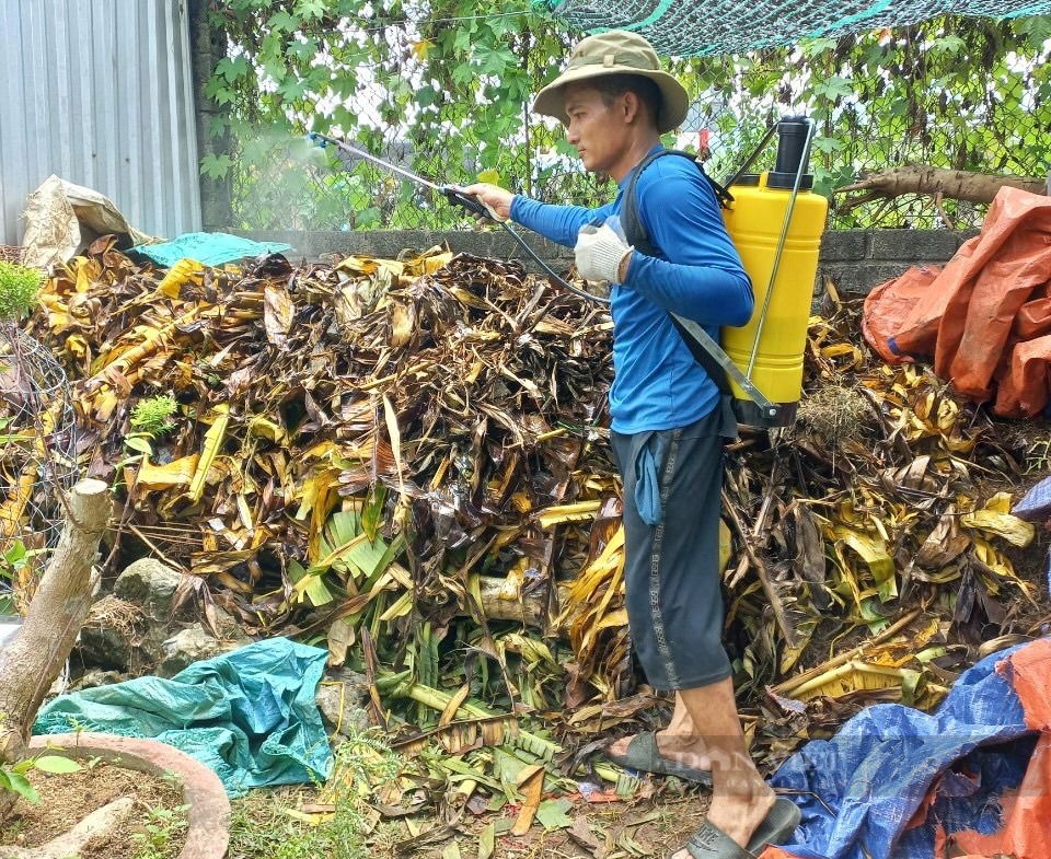 Cán bộ, hội viên nông dân Đà Nẵng tham quan các mô hình xử lý rác thải hữu cơ thân thiện môi trường - Ảnh 3.