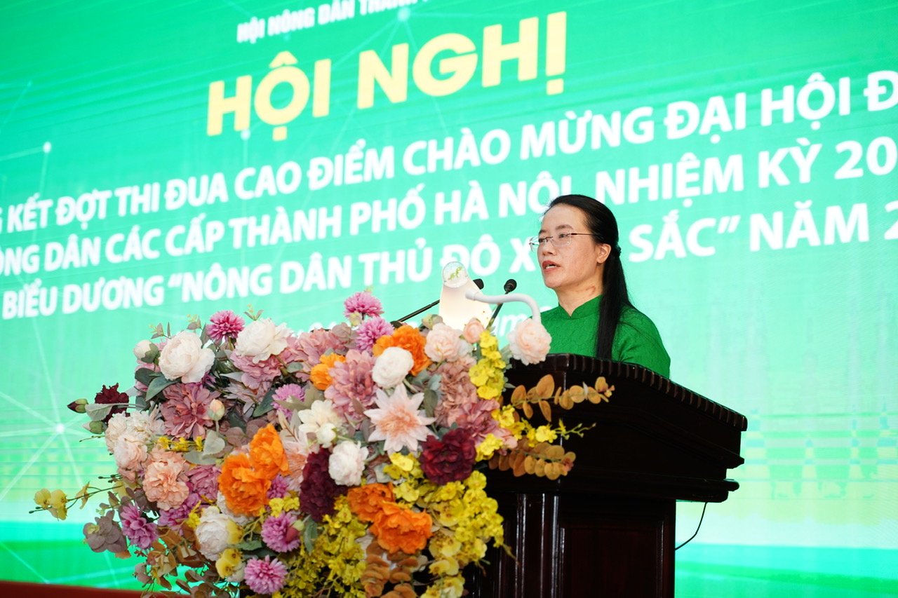 Hội Nông dân TP Hà Nội tổng kết thi đua chào mừng Đại hội, vinh danh 18 Nông dân Thủ đô xuất sắc - Ảnh 1.