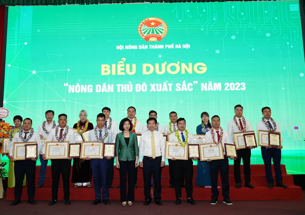 Hội Nông dân TP Hà Nội tổng kết thi đua chào mừng Đại hội, vinh danh 18 Nông dân Thủ đô xuất sắc - Ảnh 3.