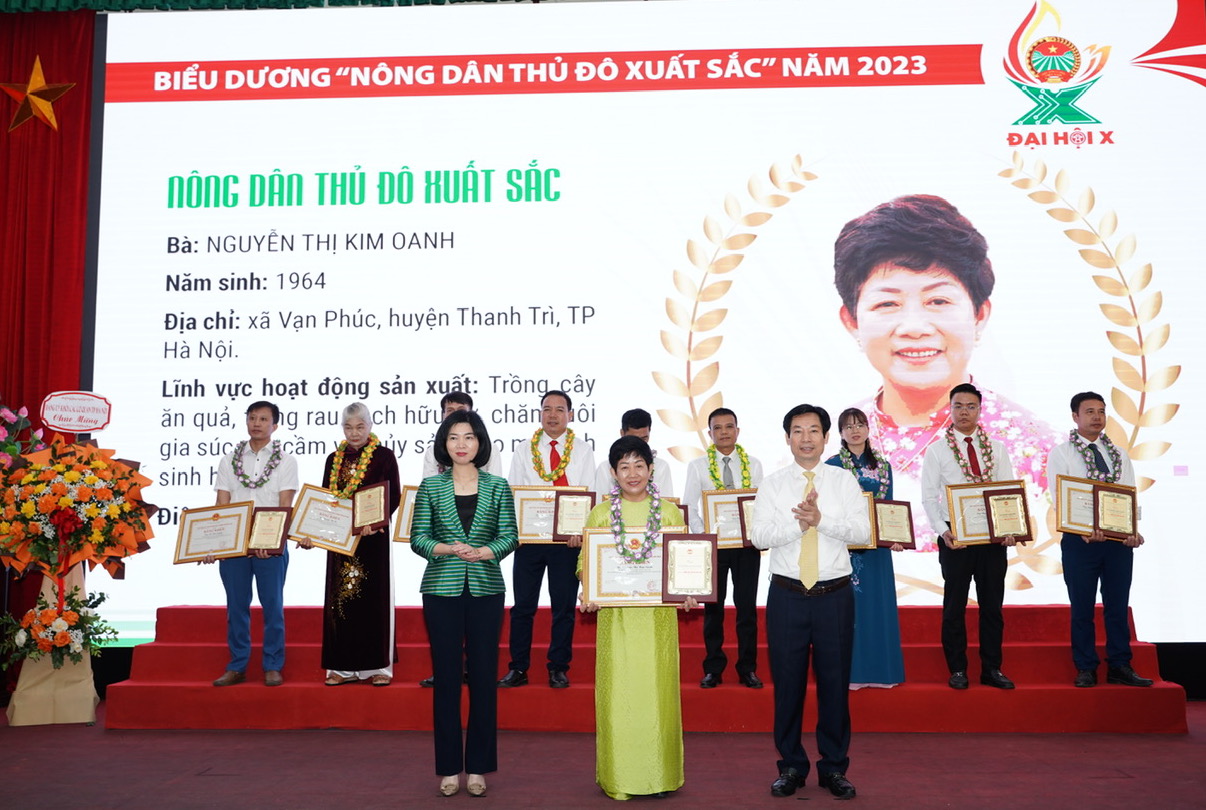 Hội Nông dân TP Hà Nội tổng kết thi đua chào mừng Đại hội, vinh danh 18 Nông dân Thủ đô xuất sắc - Ảnh 2.