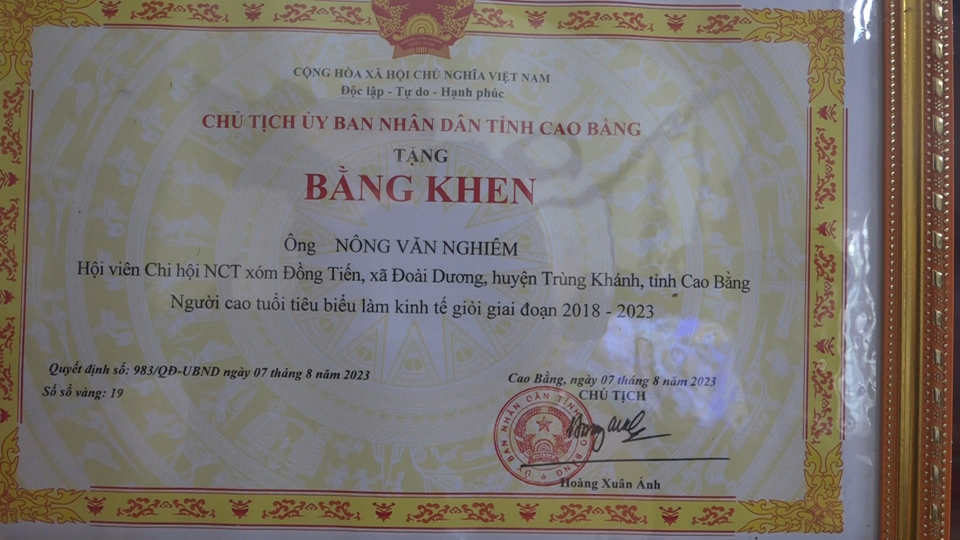 Xuất ngũ, đau đáu chuyện thoát nghèo, lão nông ở Cao Bằng đưa gia tài lên đồi...trở thành nông dân Việt Nam xuất sắc 2023 - Ảnh 6.