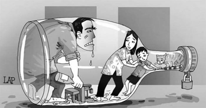Người đàn ông ở Phú Thọ bị phạt hơn 20 triệu đồng vì lăng mạ, chửi bới, xúc phạm vợ, con - Ảnh 1.