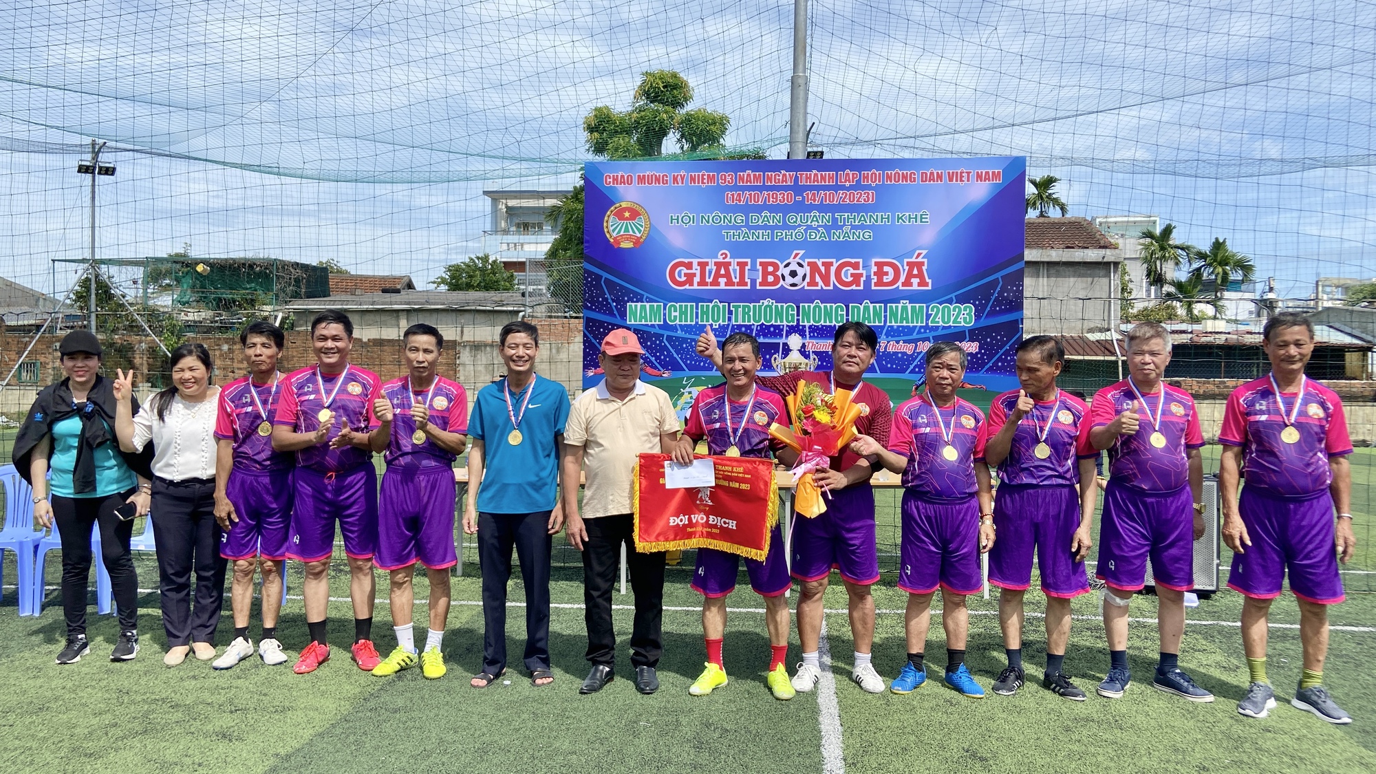 Đà Nẵng: Sôi nổi tranh tài Giải bóng đá nam Chi hội trưởng nông dân quận Thanh Khê - Ảnh 6.
