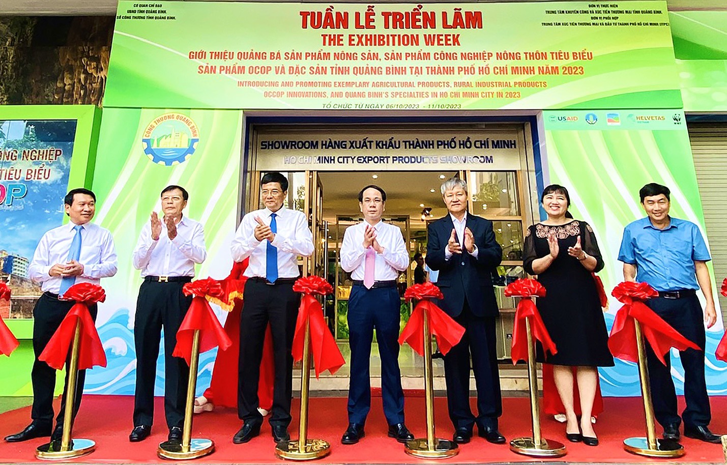 Phân bón, gạo hữu cơ Sông Gianh gây ấn tượng tại lễ triển lãm sản phẩm nông nghiệp Quảng Bình ở TP. Hồ Chí Minh - Ảnh 1.