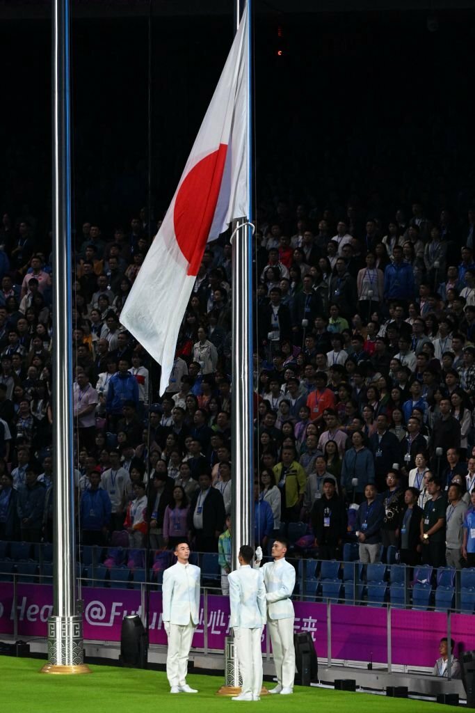 Chùm ảnh lễ bế mạc ASIAD 2023: Lung linh huyền ảo - Ảnh 15.