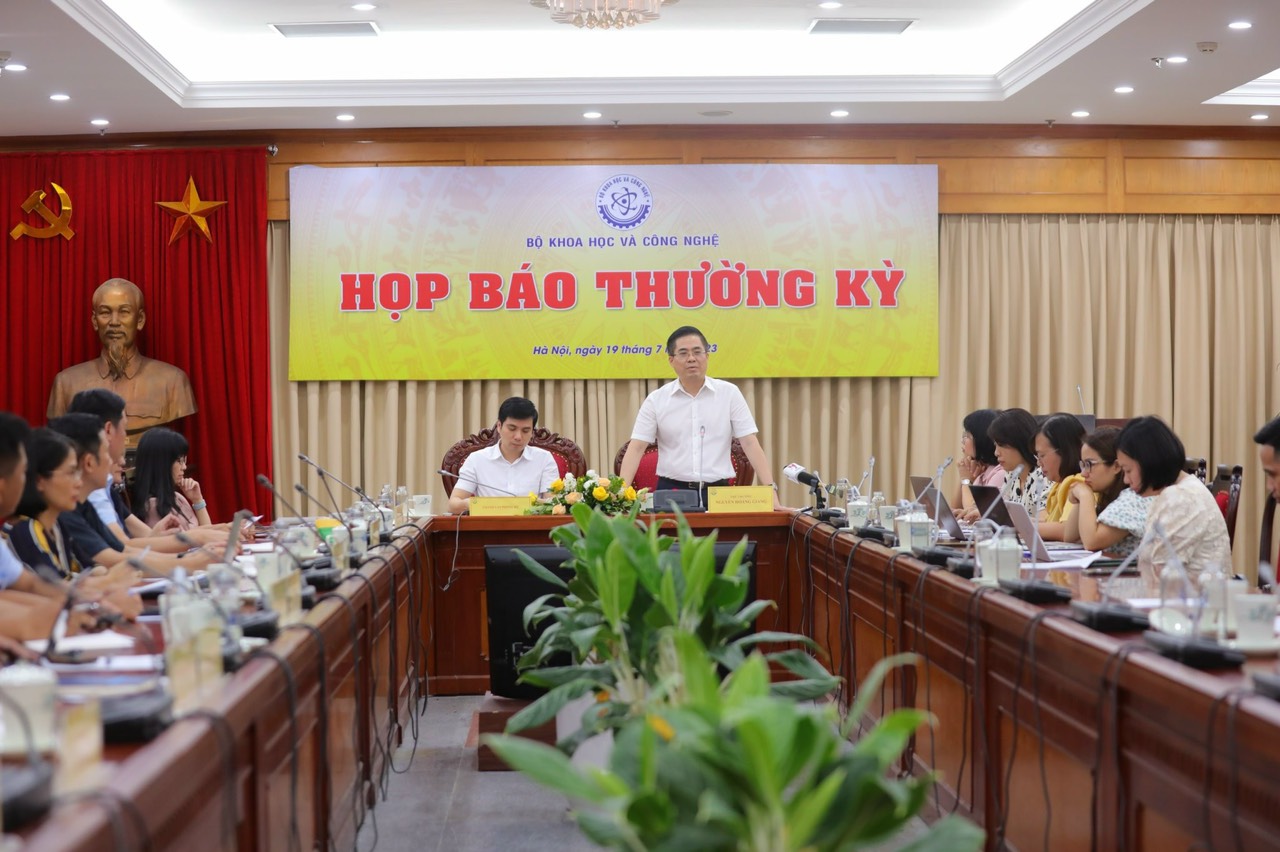 Bộ Khoa học và Công nghệ họp báo quý III/2023: Hoàn thiện nhiều chính sách quan trọng về Đổi mới sáng tạo - Ảnh 1.