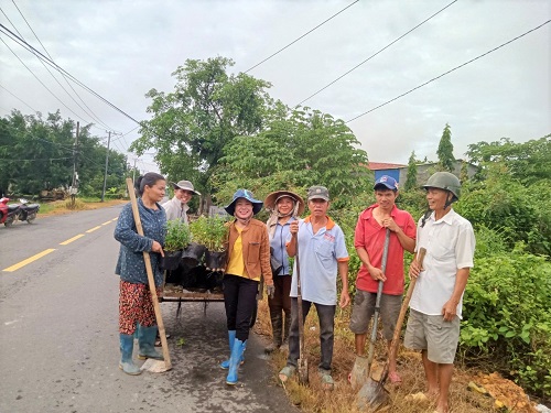 Ở một nơi của Đồng Nai, nông dân đang trồng hoa huỳnh anh đẹp ven đường nông thôn mới - Ảnh 1.