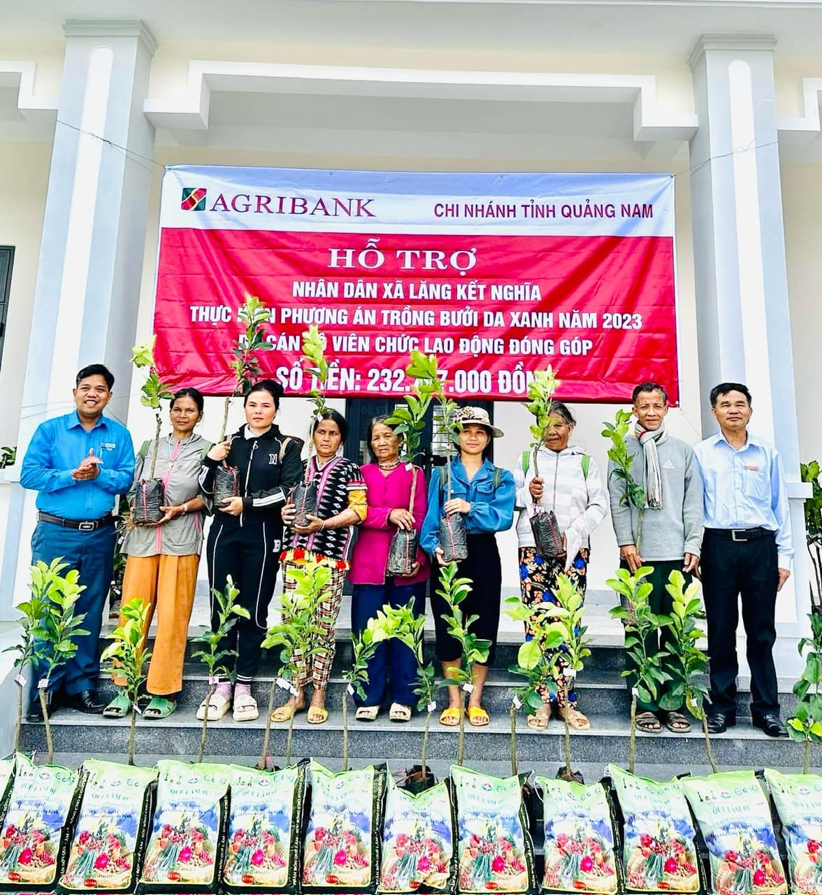 Agribank Quảng Nam “mở đường” cho nhân dân xã Lăng phát triển kinh tế - Ảnh 1.