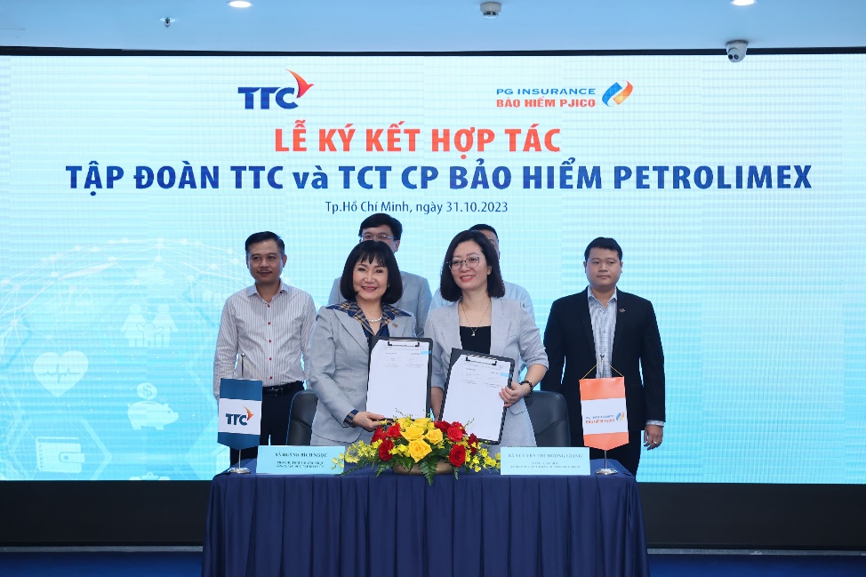Ký kết hợp tác giữa Tập đoàn TTC và TCT CP Bảo hiểm Petrolimex - Ảnh 1.