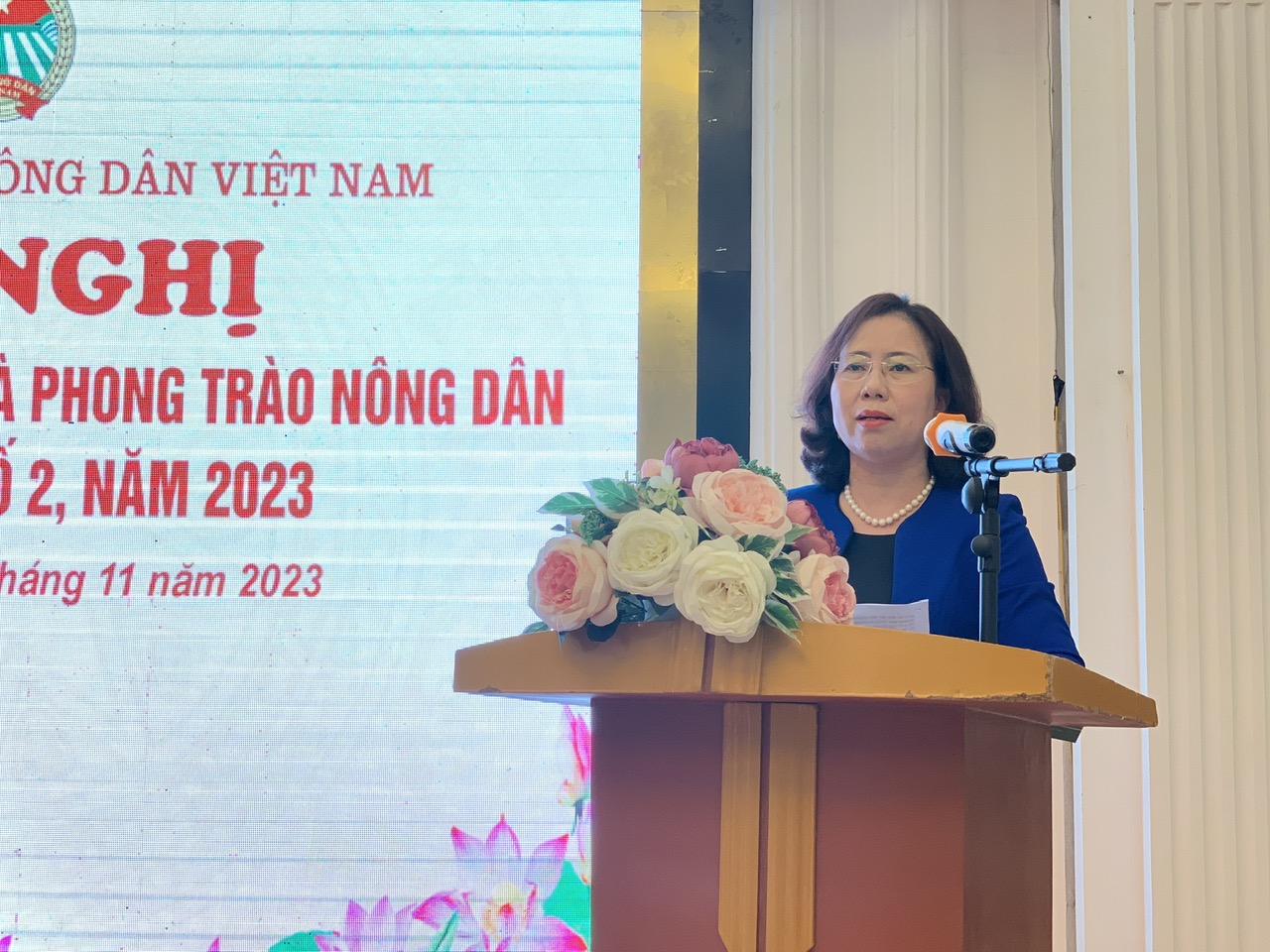 Phó Chủ tịch Hội NDVN Bùi Thị Thơm chủ trì hội nghị tổng kết cụm thi đua số 2 tổ chức tại Hưng Yên - Ảnh 1.