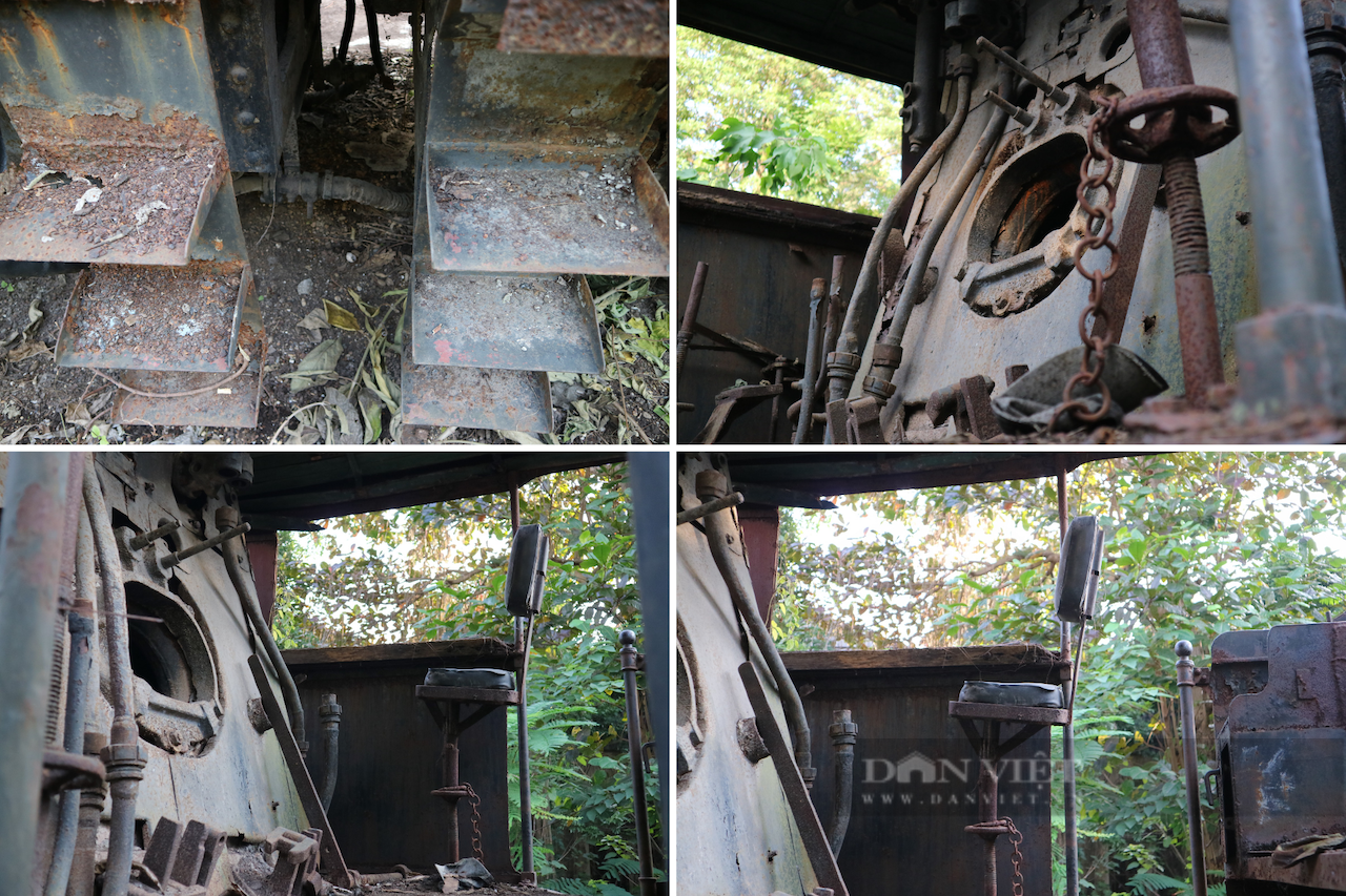  Đầu máy hơi nước Tự Lực rỉ sét ẩn mình trong nhà máy xe lửa Gia Lâm - Ảnh 11.