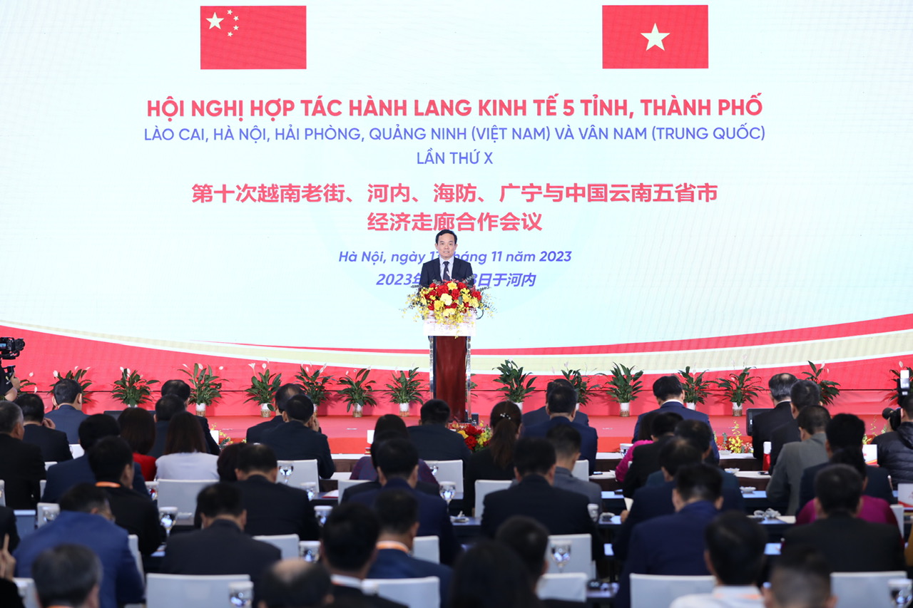 Hội nghị hợp tác 5 tỉnh, thành Việt Nam - Trung Quốc khai mạc - Ảnh 1.