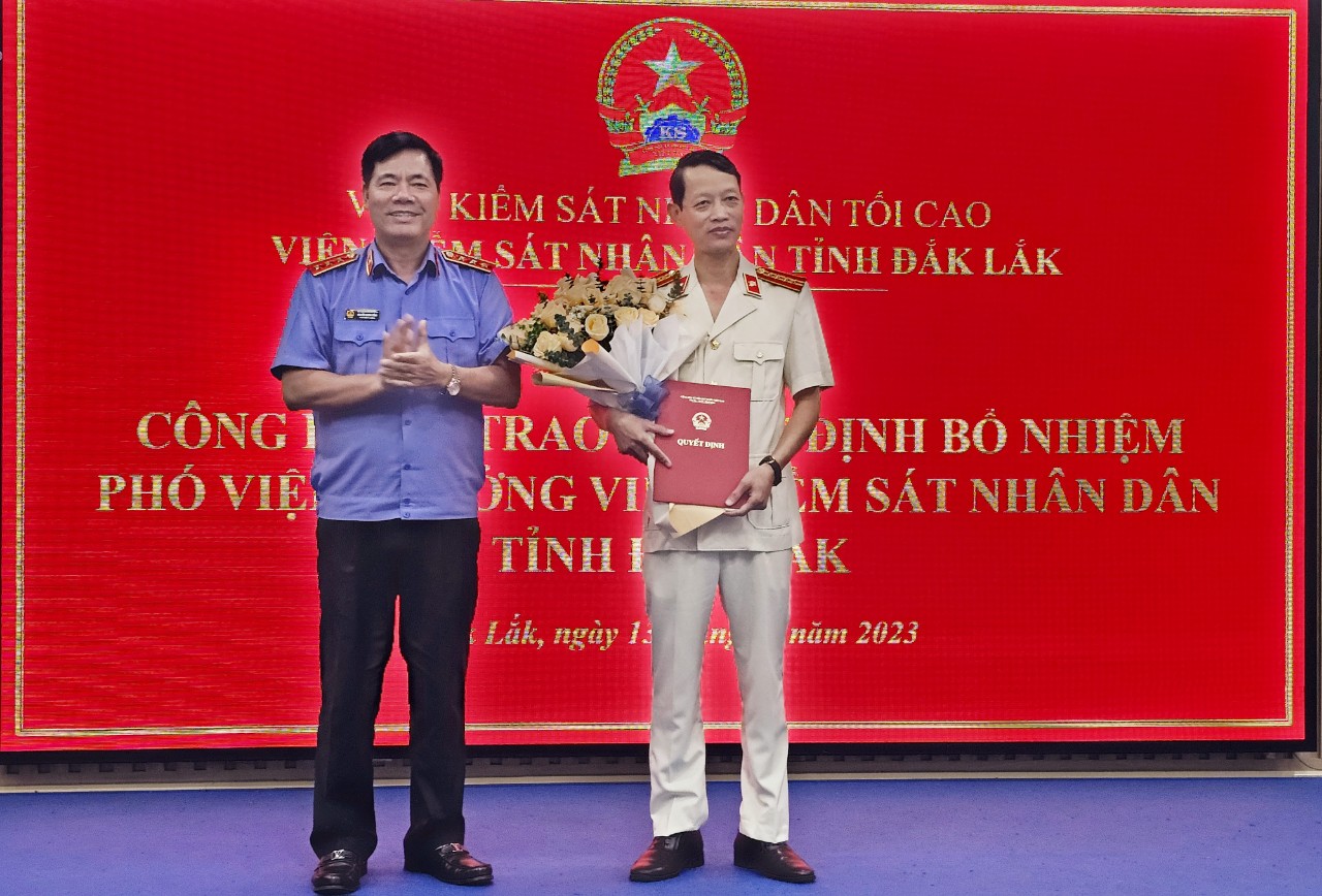 Đắk Lắk có tân Phó Viện trưởng Viện Kiểm sát nhân dân - Ảnh 1.