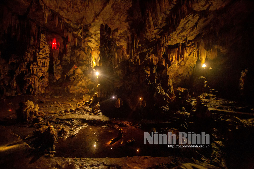 Một hang động rộng hơn 3.500m2 ở Ninh Bình, tạo hóa tự vẽ nên những bức phù điêu kỳ lạ bằng thạch nhũ - Ảnh 5.