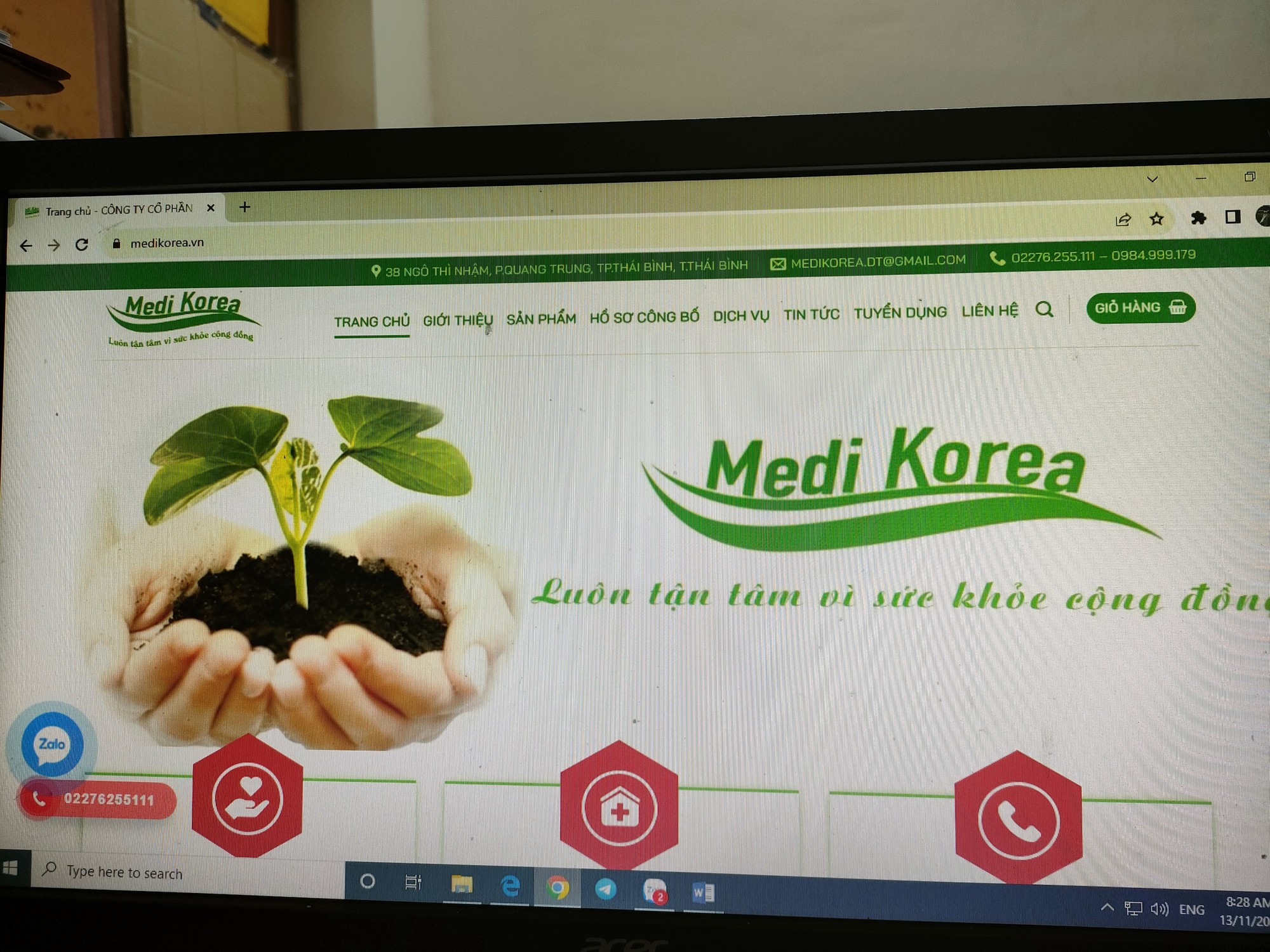 Dược phẩm MEDI KOREA bán sản phẩm bằng trang web &quot;chui&quot; - Ảnh 2.