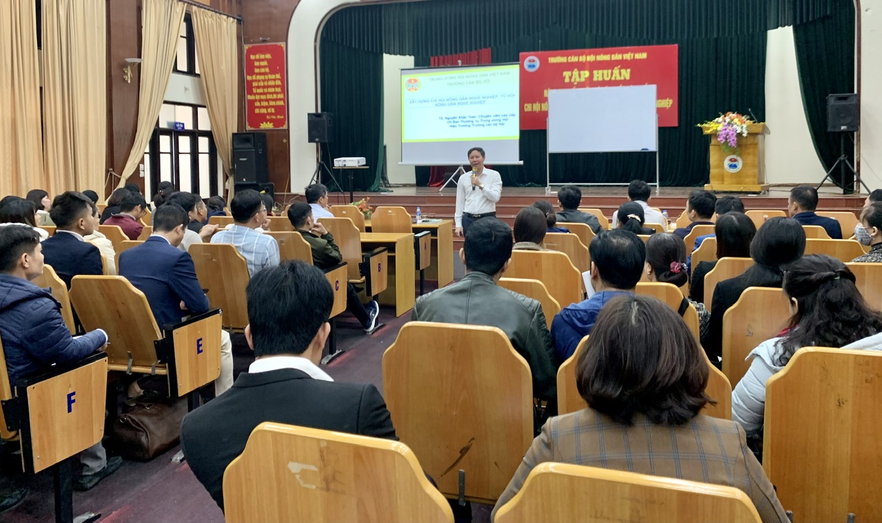 Trường Cán bộ Hội Nông dân Việt Nam tập huấn nâng cao kiến thức, kỹ năng về phát triển chi, tổ hội nghề nghiệp - Ảnh 5.