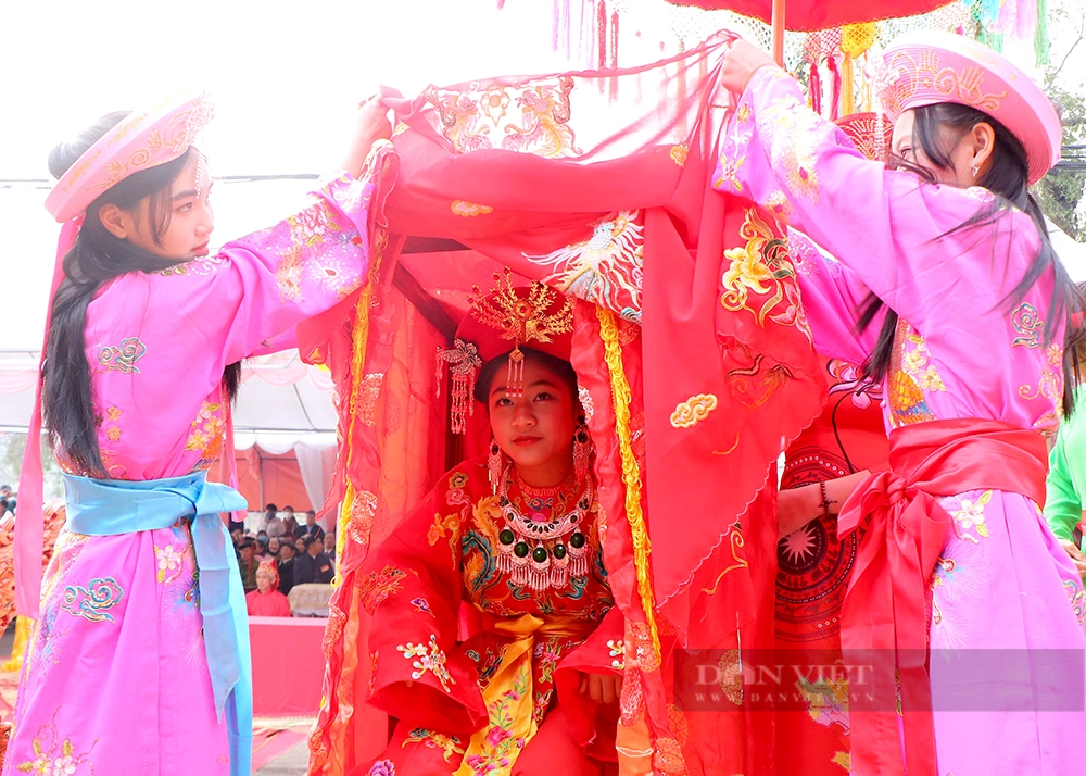 Lễ hội đền Du Yến, rước chúa Gái, mở cửa rừng của Phú Thọ trở thành di sản văn hóa phi vật thể quốc gia - Ảnh 3.