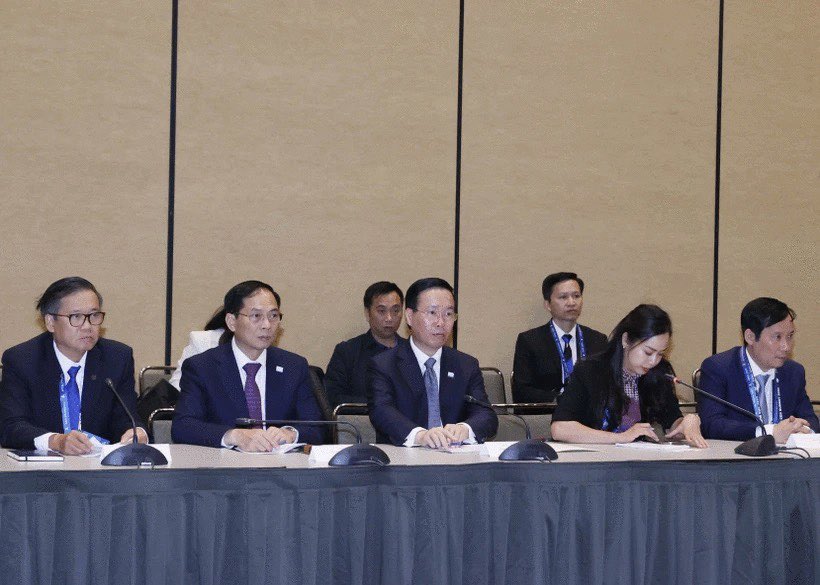 Chủ tịch nước: Hợp tác doanh nghiệp là nền tảng thúc đẩy quan hệ Việt Nam-Hoa Kỳ - Ảnh 1.