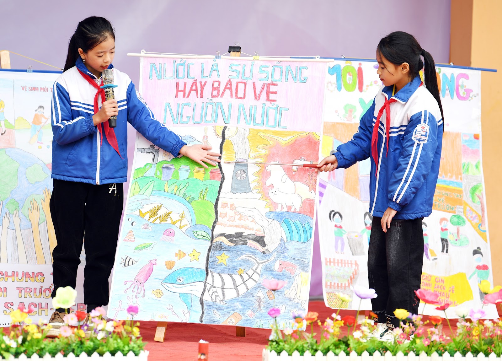Quỹ Vì tầm vóc Việt triển khai dự án 1.000 nhà vệ sinh trường học: Niềm vui mới ở những ngôi trường vùng cao - Ảnh 4.