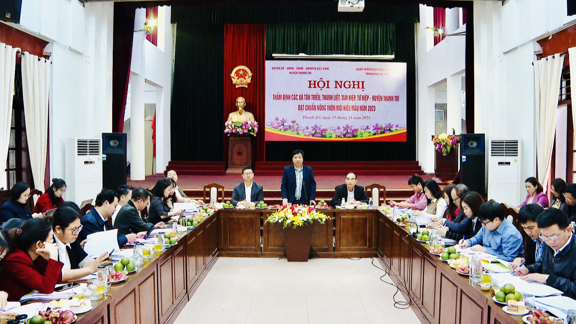 TP Hà Nội: Thẩm định, khảo sát xét nông thôn mới kiểu mẫu 4 xã huyện Thanh Trì - Ảnh 3.