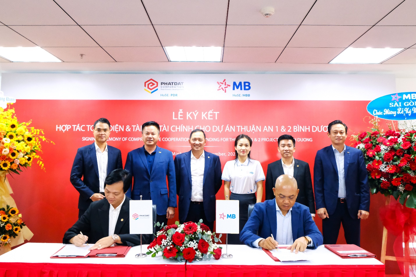Phát Đạt và MB Bank ký hợp tác toàn diện và tài trợ tài chính dự án Thuận An 1&2 - Ảnh 1.