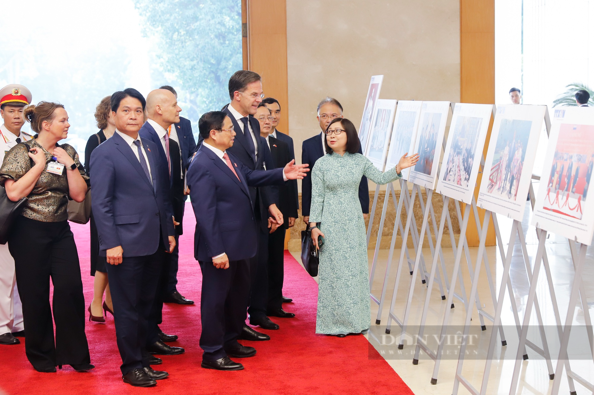 Thủ tướng Phạm Minh Chính chủ trì Lễ đón chính thức Thủ tướng Hà Lan Mark Rutte  - Ảnh 7.