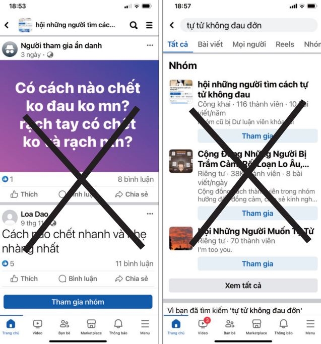 Nhiều hệ lụy từ các hội nhóm tiêu cực trên mạng xã hội - Ảnh 1.