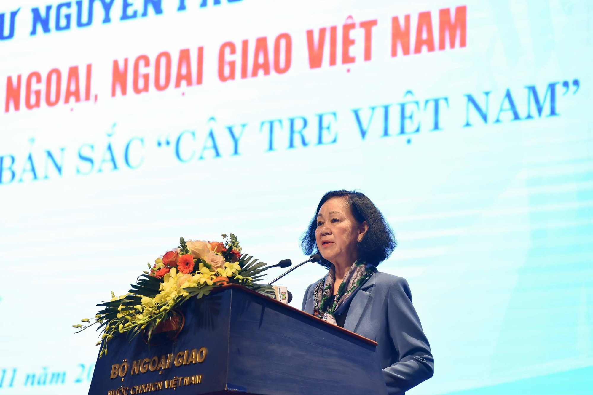 Ra mắt cuốn sách của Tổng Bí thư Nguyễn Phú Trọng về xây dựng nền đối ngoại, ngoại giao Việt Nam - Ảnh 3.
