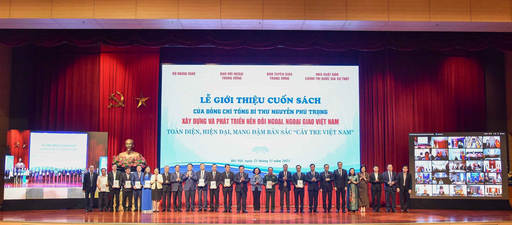 Ra mắt cuốn sách của Tổng Bí thư Nguyễn Phú Trọng về xây dựng nền đối ngoại, ngoại giao Việt Nam - Ảnh 5.
