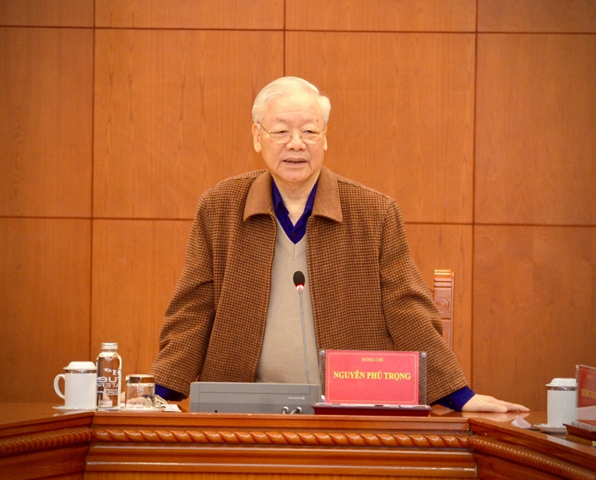 Tổng Bí thư Nguyễn Phú Trọng chủ trì họp Thường trực Ban Chỉ đạo Trung ương về phòng, chống tham nhũng, tiêu cực - Ảnh 1.