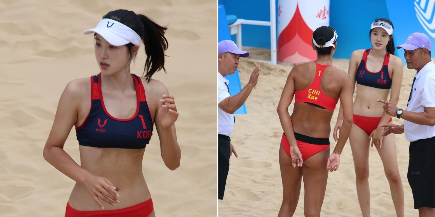 Nữ VĐV bóng chuyền bãi biển Hàn Quốc gây thương nhớ vì quá xinh đẹp - Ảnh 2.