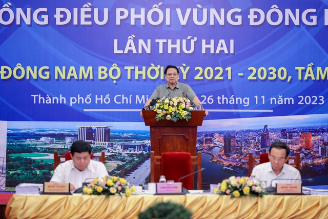 Thủ tướng Phạm Minh Chính: Quy hoạch vùng Đông Nam Bộ phải đi trước một bước với tư duy đổi mới  - Ảnh 2.